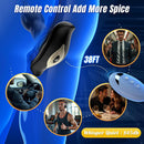 9 Tension Shock Flapping & 9 Thrusting Vibrating Prostate Massager & Uterine Stimulator