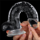 7.5” Clear Realistic Dildo with Suction Cup