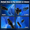 9 Tension Shock Flapping & 9 Thrusting Vibrating Prostate Massager & Uterine Stimulator