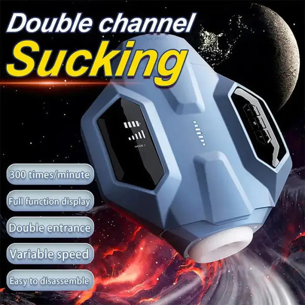 Sexoralab™ SVAKOM Dual Opening 5 Thrusting Sucking Male Stroker