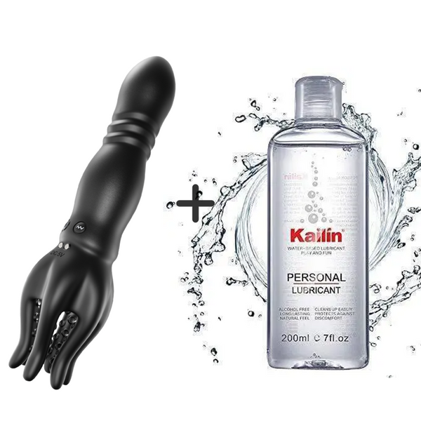 Buyging™ Dual Motor 9 Thrusting 10 Vibrating Penis Trainer & Anal Toy