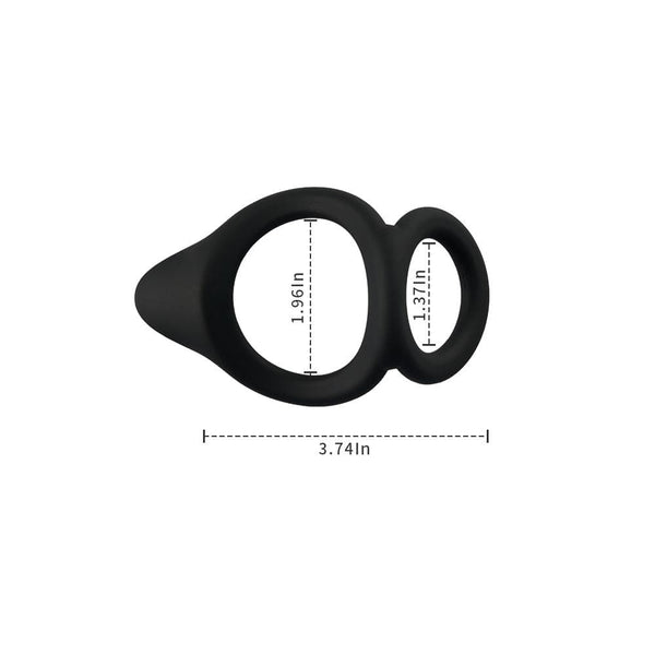 Dual Silicone Cock Ring