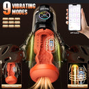 Heating Male Masturbator Penis Pump, Upgrade 5 in 1 Male Sex Toys for Men, AI Interaction APP Control with 9 Vibrating & Licking & Thrusting & Suck Modes