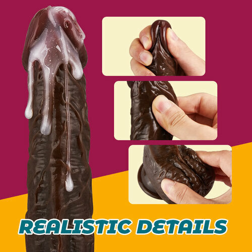 Jocko 8 Thrusting 8 Vibrating Swing Lifelike Wild Dildo 8.93 INCH