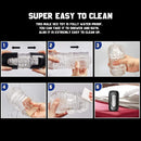 Manual Dual-Channel Masturbation Cup