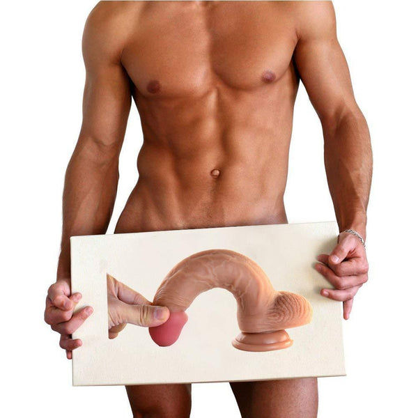 Dual Layer Realistic Dildo with Suction Cup