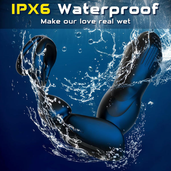 Buyging™ Prostate Massager with 3 Thrusting Expanding & 9 Vibration Modes